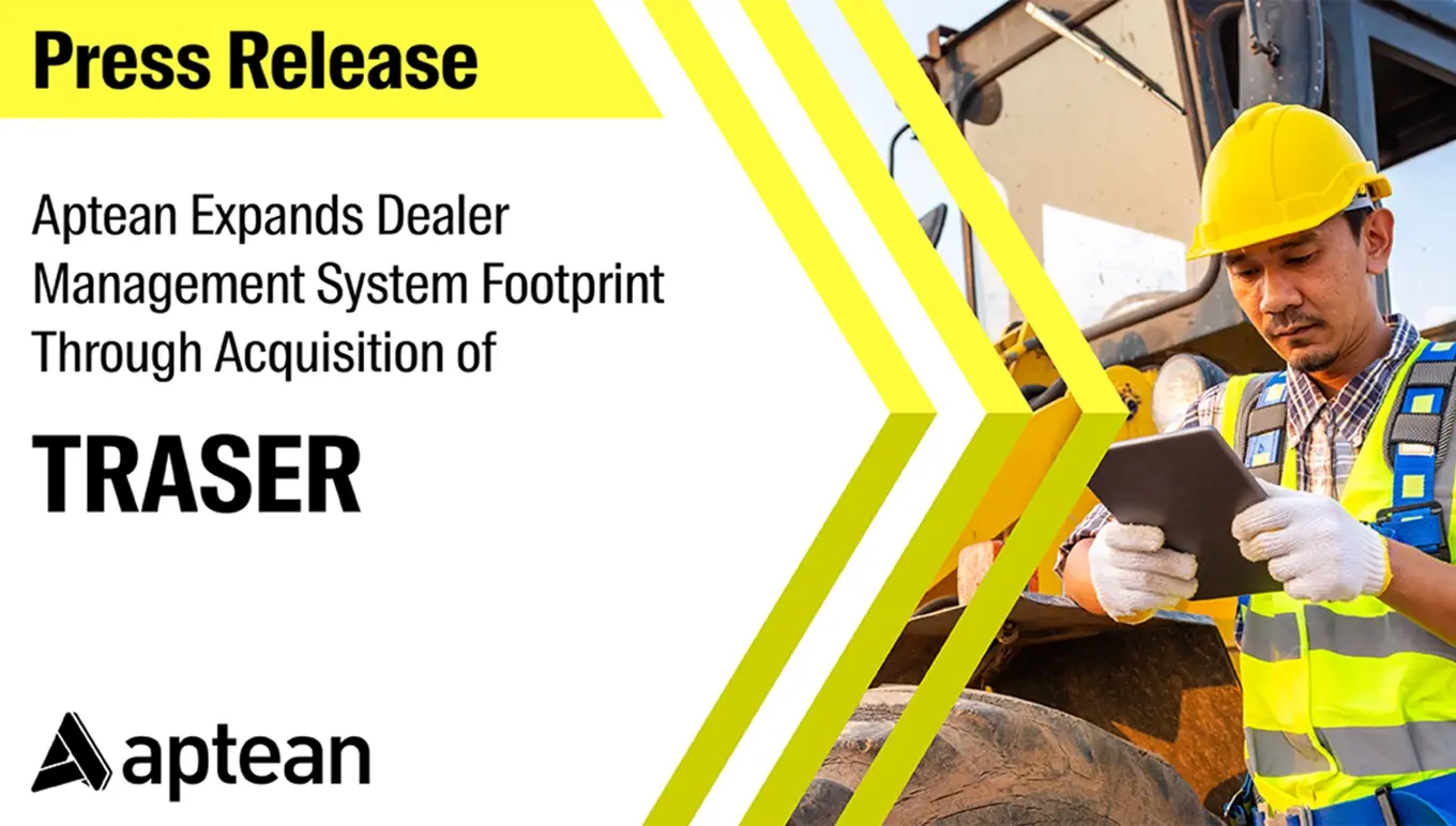 Aptean Expands Dealer Management System Footprint  Through Acquisition of TRASER