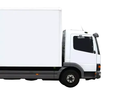 Witte vrachtwagen