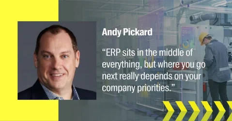 Customer quote: Andy Pickard.