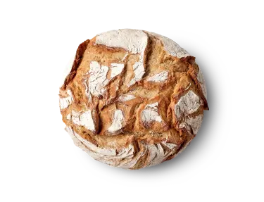 Round loaf of bread