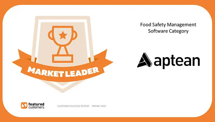 Market Leaders in Food Safety Management Software by FeaturedCustomers