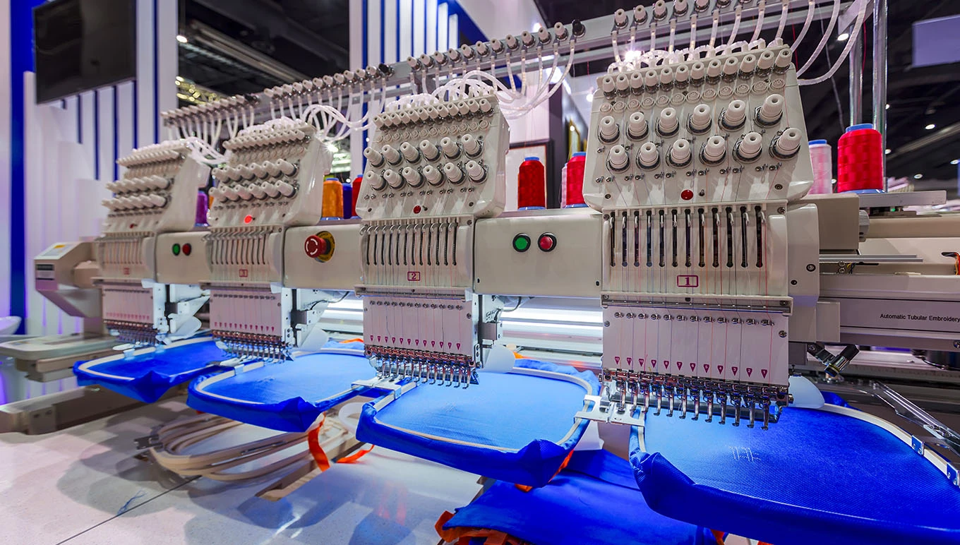 Apparel print shop machinery