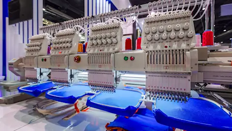 Apparel print shop machinery