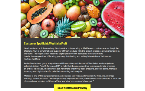 Customer Spotlight: Westfalia Fruit