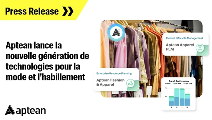 Aptean lance la nouvelle génération de technologies pour la mode et l’habillement – une IA qui redonne aux marques un, contrôle total