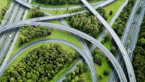 Highway overpass