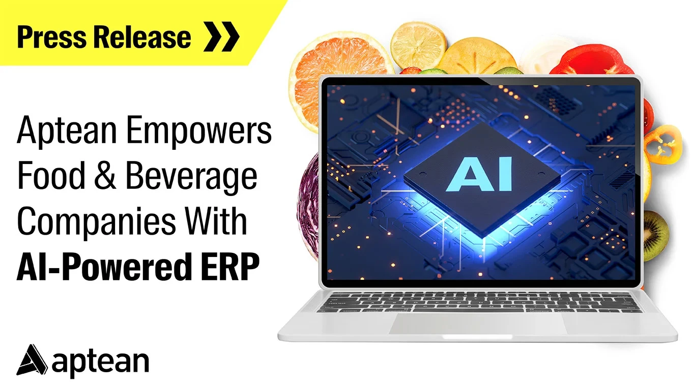 Aptean empowers food and beverage companies with AI-powered ERP