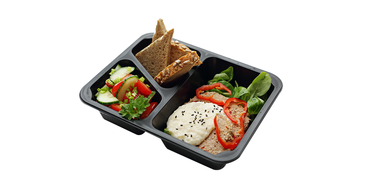 Meal in packaged container