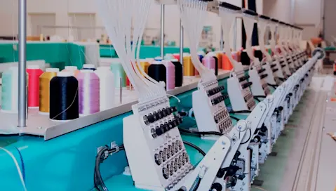 Many sewing machines.