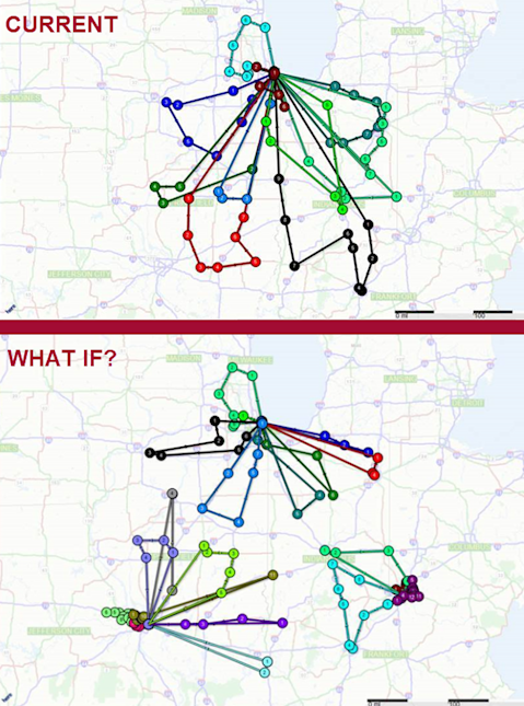 fleet operating map