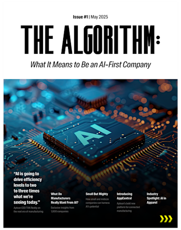 Magazine cover The Algorithm - What It Means To Be an AI-First Company