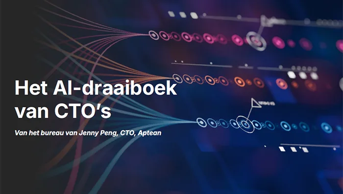 Het AI-draaiboek van CTO’s Van het bureau van Jenny Peng, CTO, Aptean