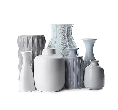 Sammlung von verschiedenen Vasen