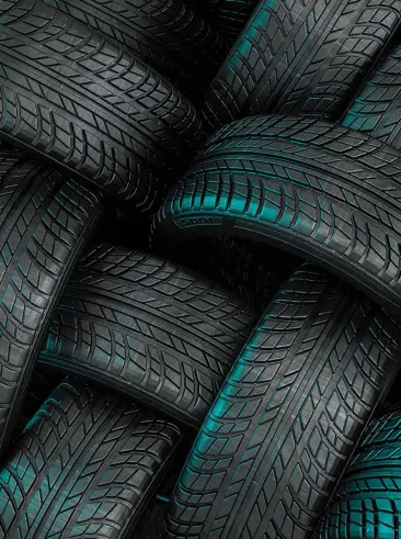 Pila de neumáticos