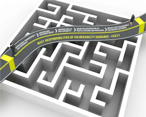 A maze showing order to what was chaos.