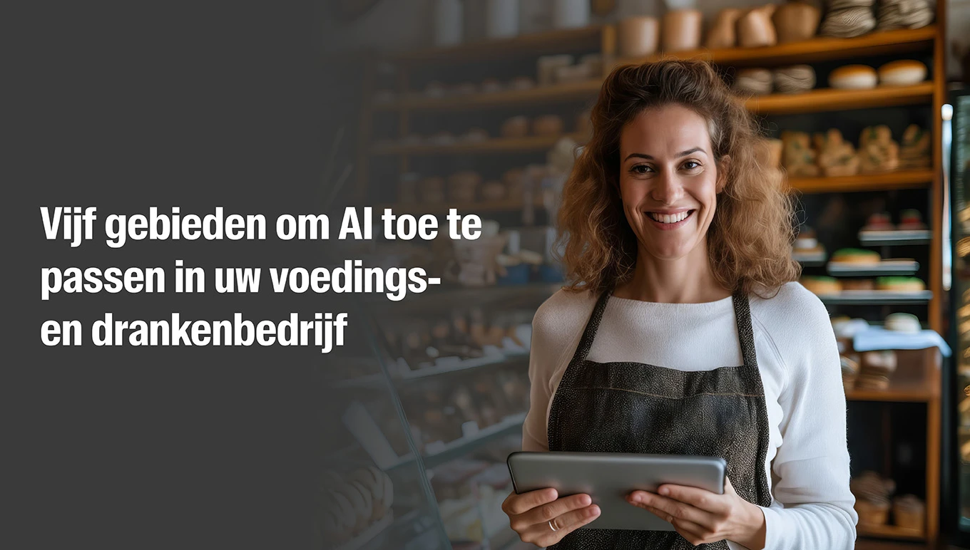 Five Areas To Apply AI in Your Food and Beverage Operation - Infographic