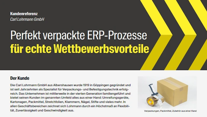 Aptean ERP oxaion Edition Case Study: Carl Lohrmann