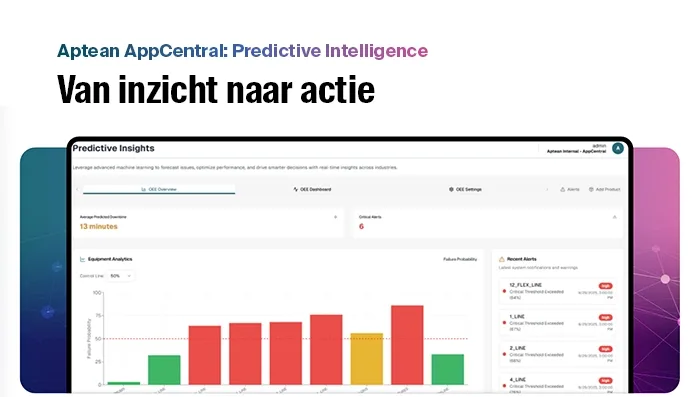 Aptean Predictive Intelligence: van wat er gebeurd is naar wat er gaat gebeuren