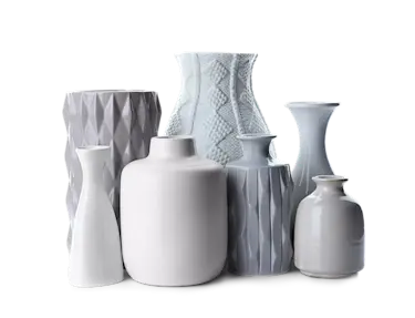 Assorted vases