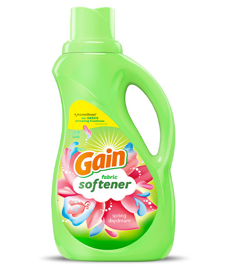 Bouteille de détergent à lessive assouplissant Gain Spring Daydream