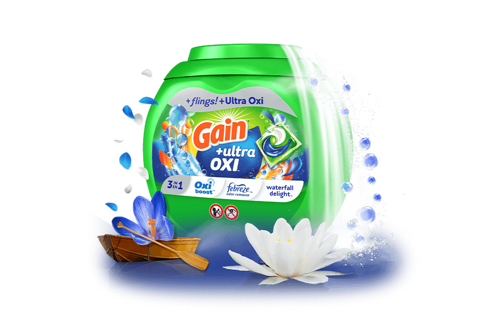 Produits de lessive Gain Ultra Oxi