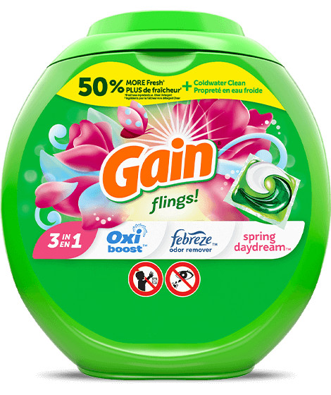 Paquet de lessive Gain Spring Daydream Flings