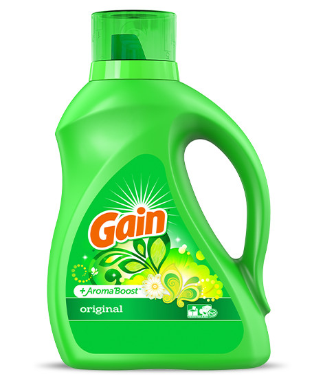 Bottle of Gain Original Liquid Laundry Detergent