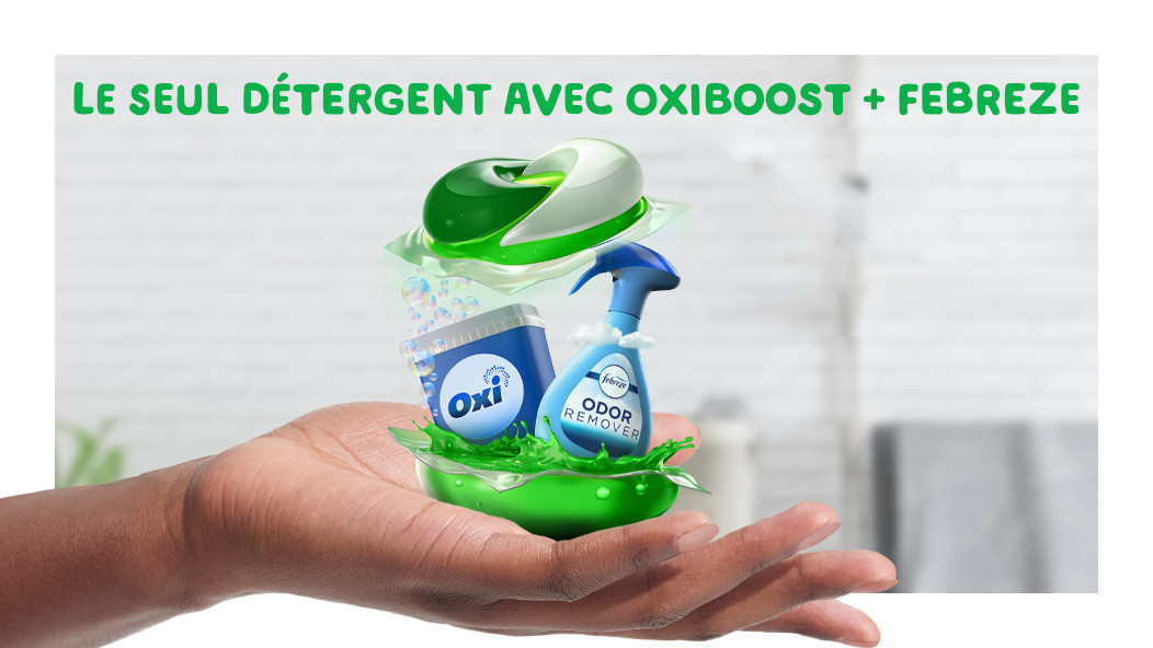 Caractéristiques et avantages du détergent à lessive Gain+ Odor Defense Super Fresh Blast Flings