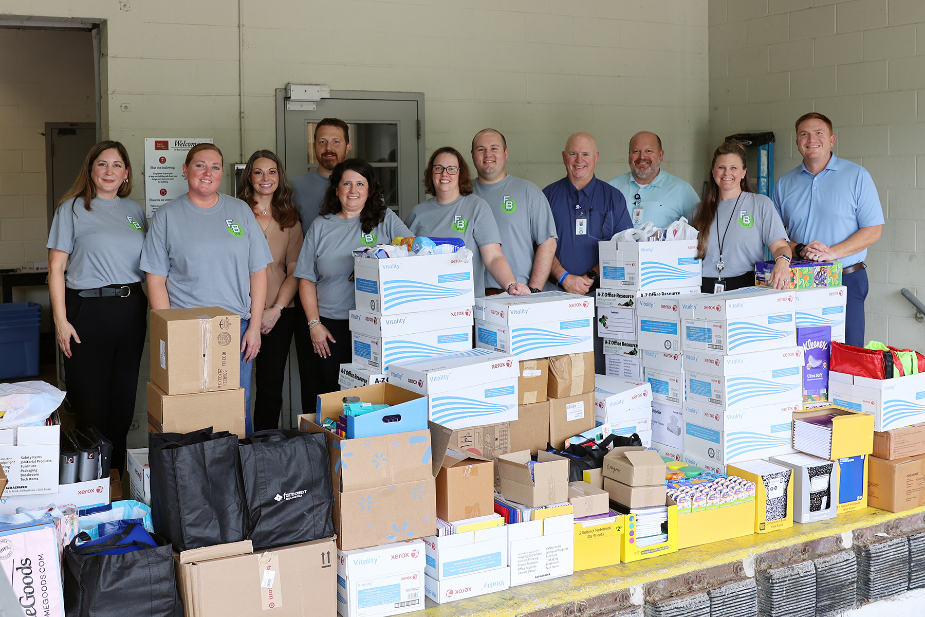 FB LEAD class school supply drive