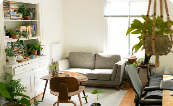 Furniture in apartment