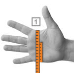 sizechart Glove