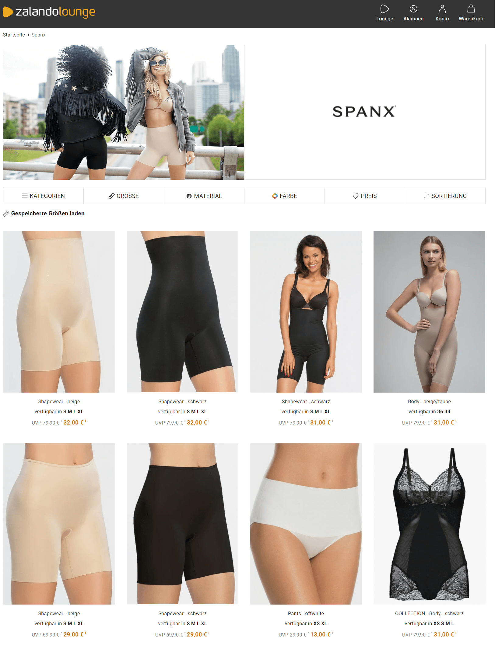 Spanx LOUNGERIE - Shapewear - steel/dark grey - Zalando.de