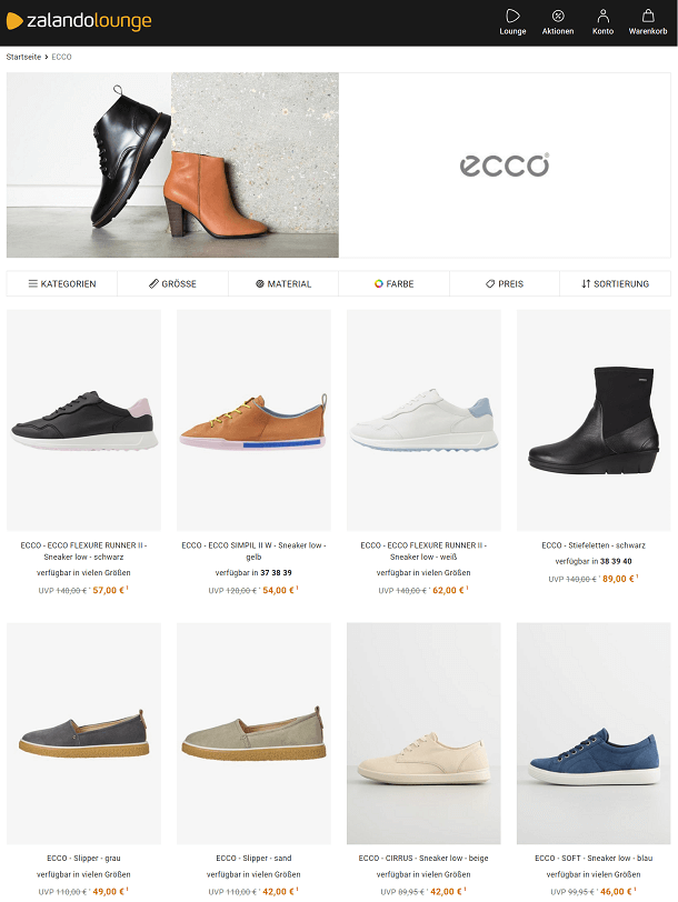 Ecco schuhe sale hotsell