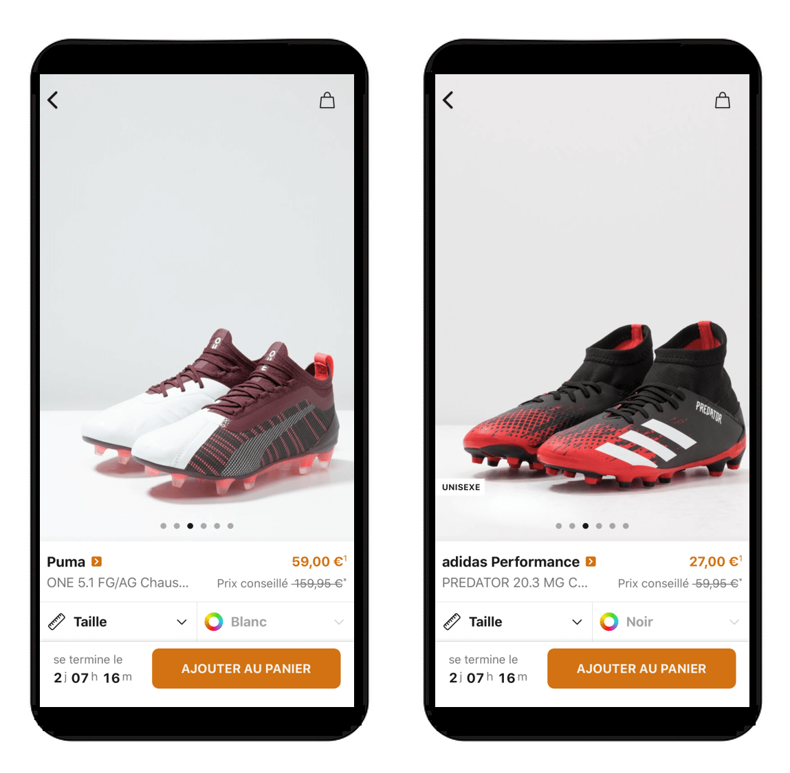 chaussures de foot pas cher