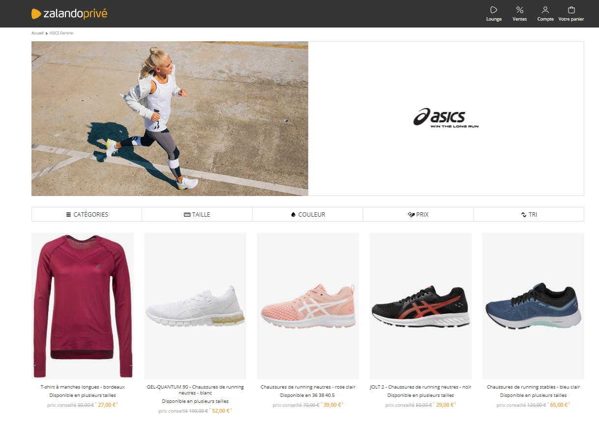 Asics Gel Quantum pas cher D stockage en ligne