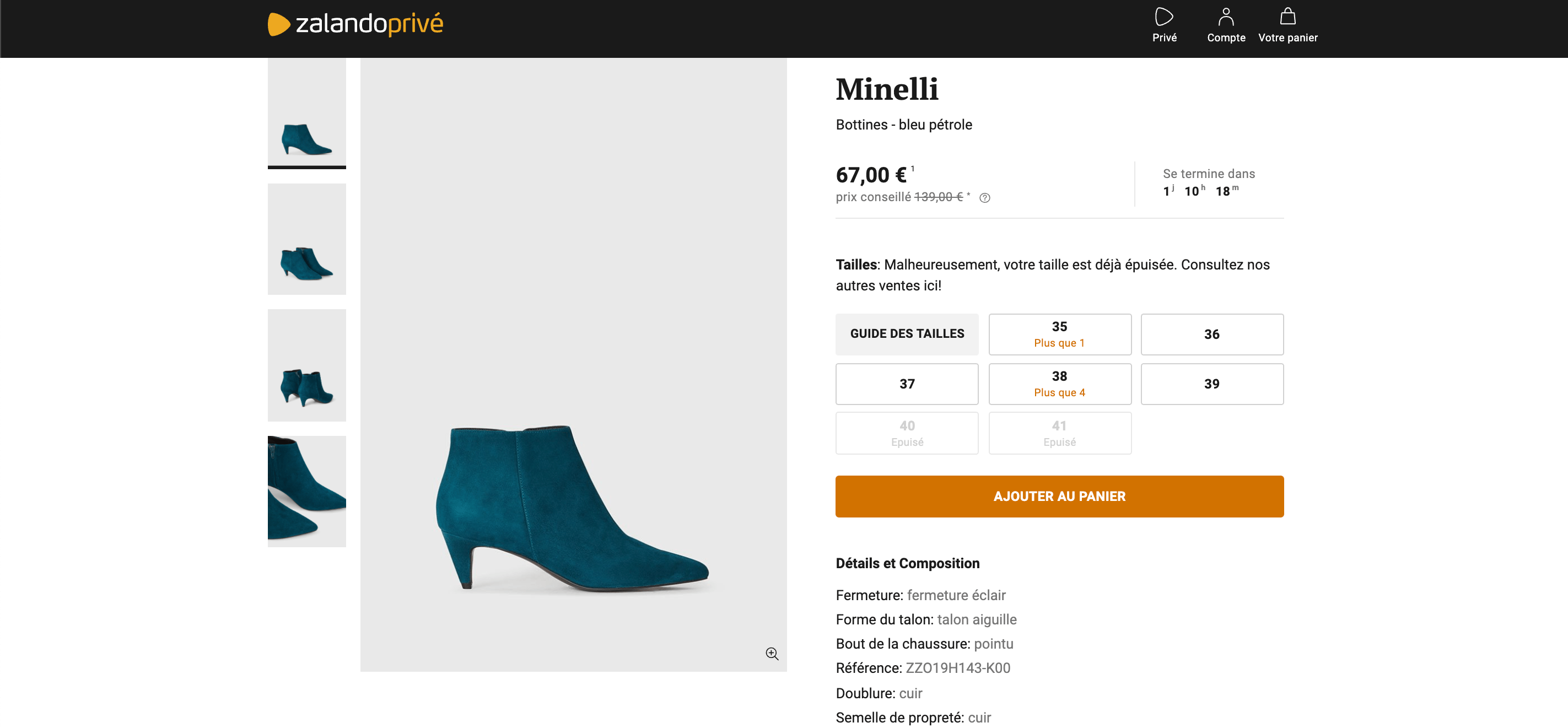 Ventes 2025 privees minelli