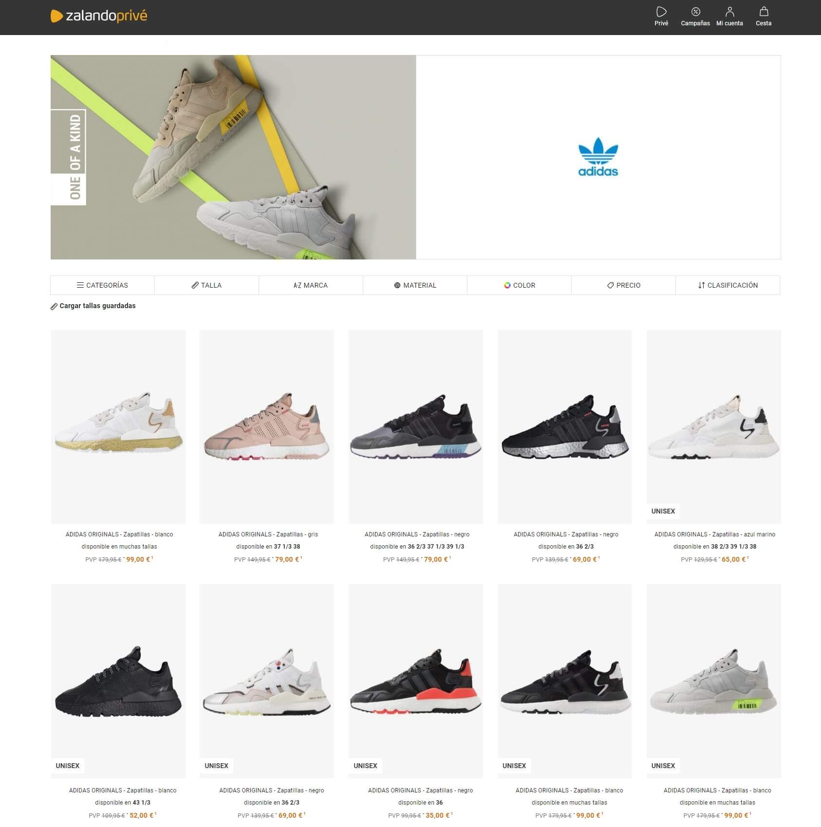 Zapatillas Adidas outlet con | Privé by Zalando