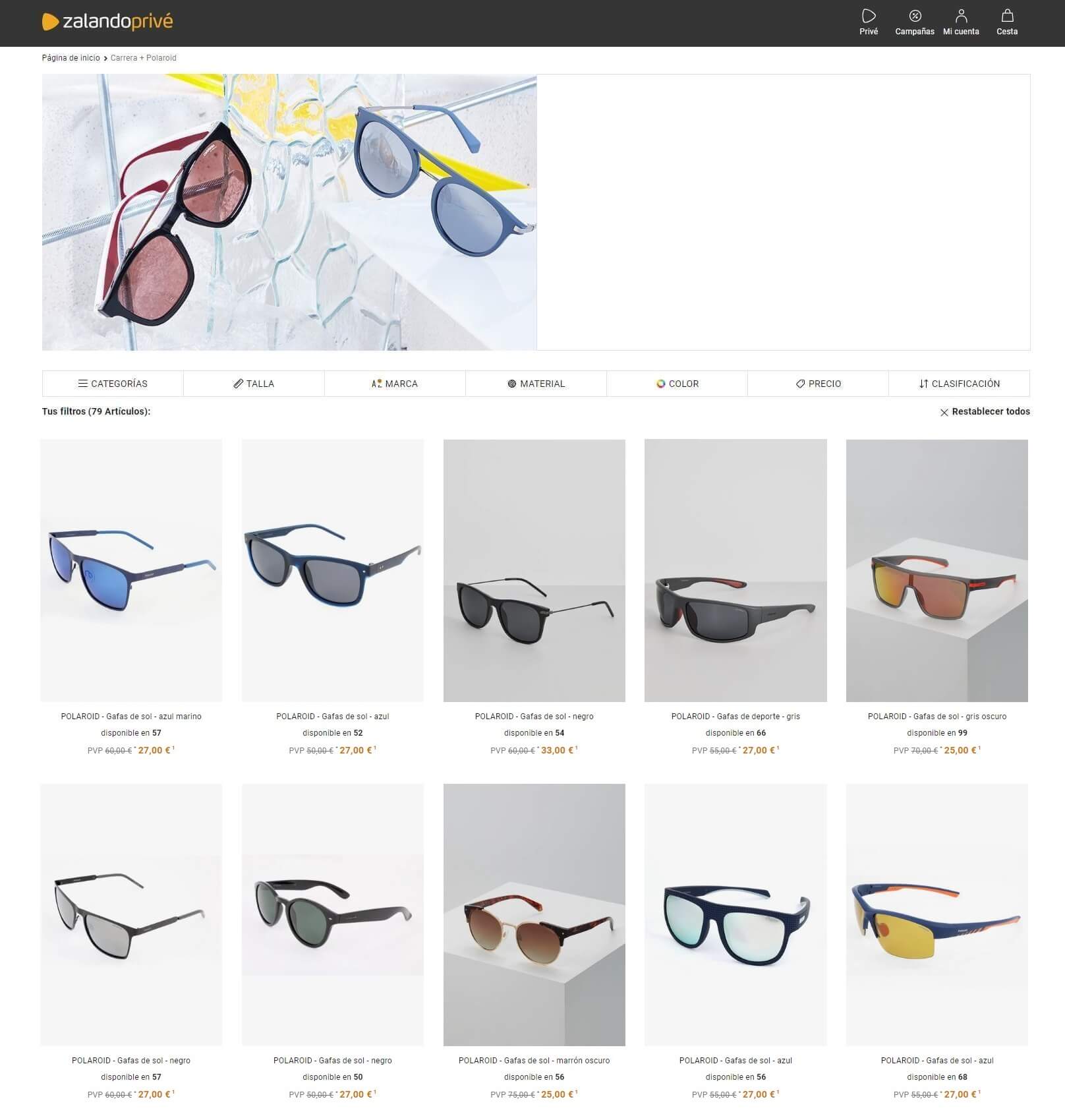 Gafas Polaroid a precios de outlet | Zalando Privé ES