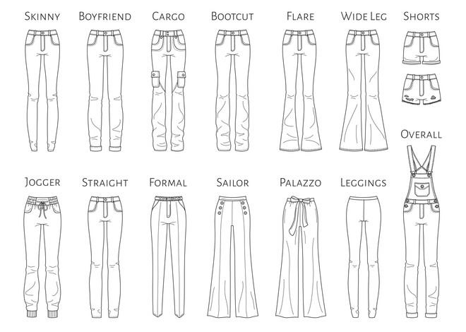 Sabes los tipos de pantalones de mujer que existen?