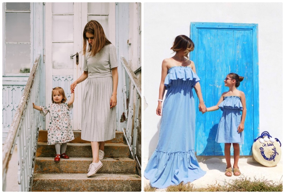 lineal Complaciente Zanahoria Matching outfits: Vestidos Madre e Hija