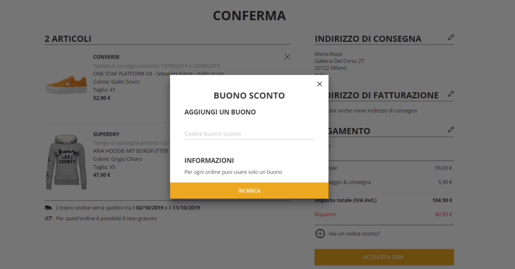 Buoni sconto zalando marzo 2018 online