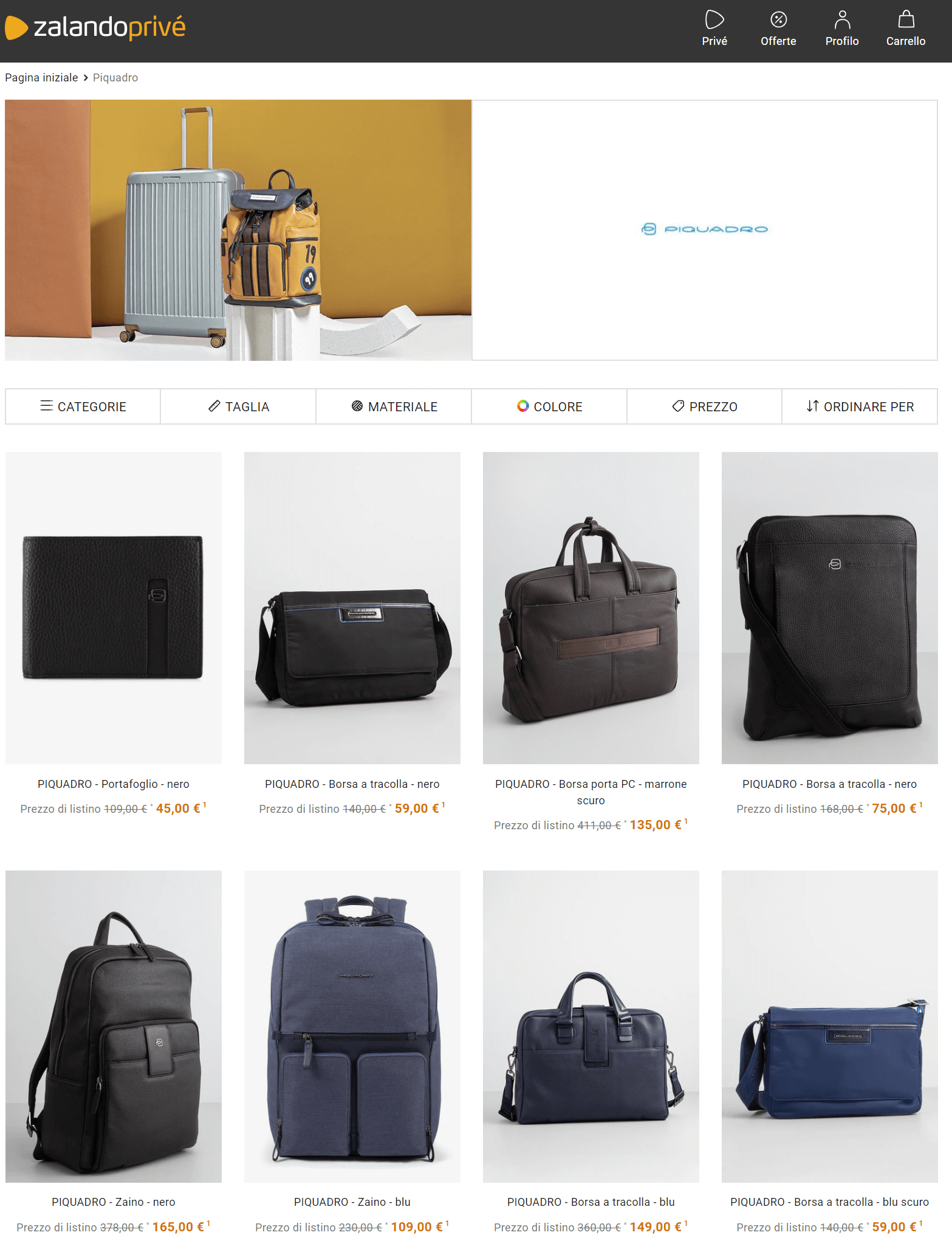 Borse zaino best sale zalando
