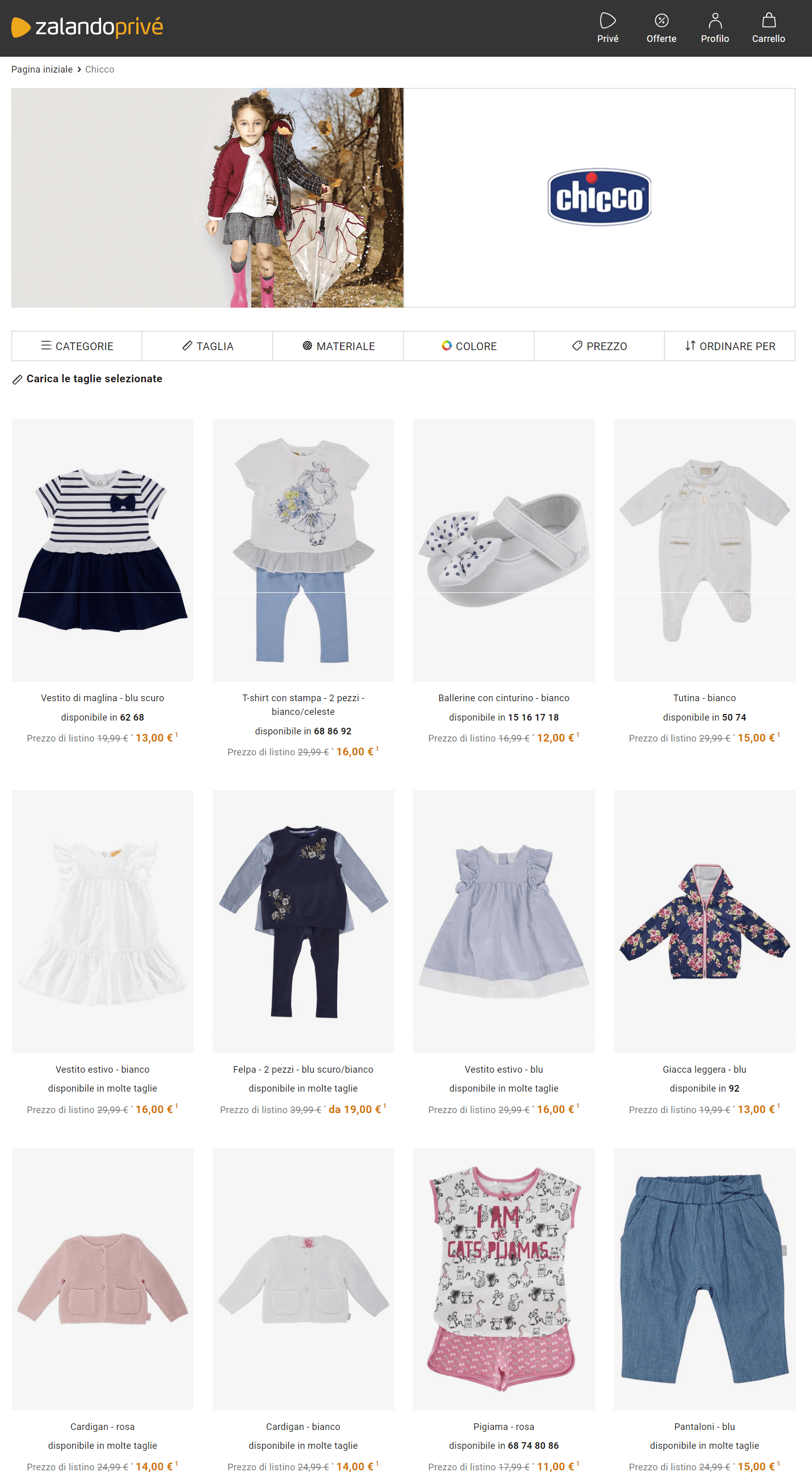 Vestiti 2025 neonata zalando