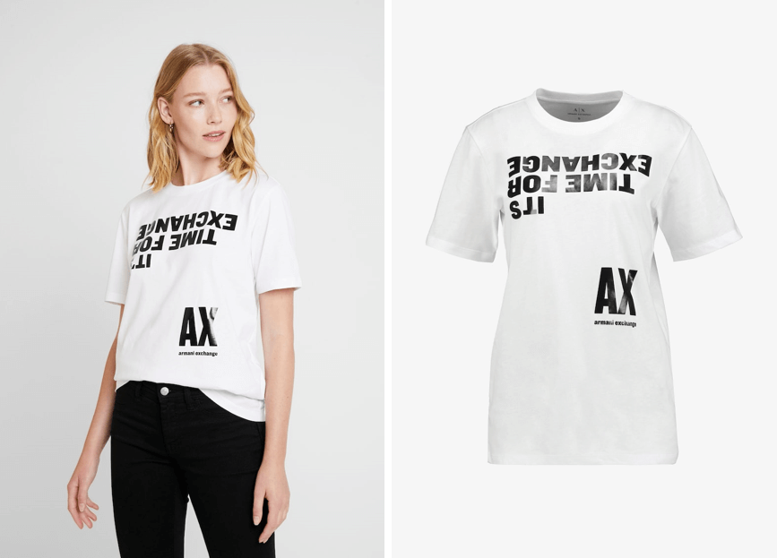 T-shirt Armani - prosty i zarazem stylowy