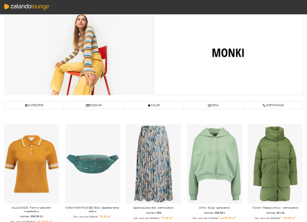 Zalando sales monki dress