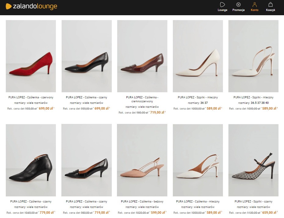 Zalando pura lopez hotsell