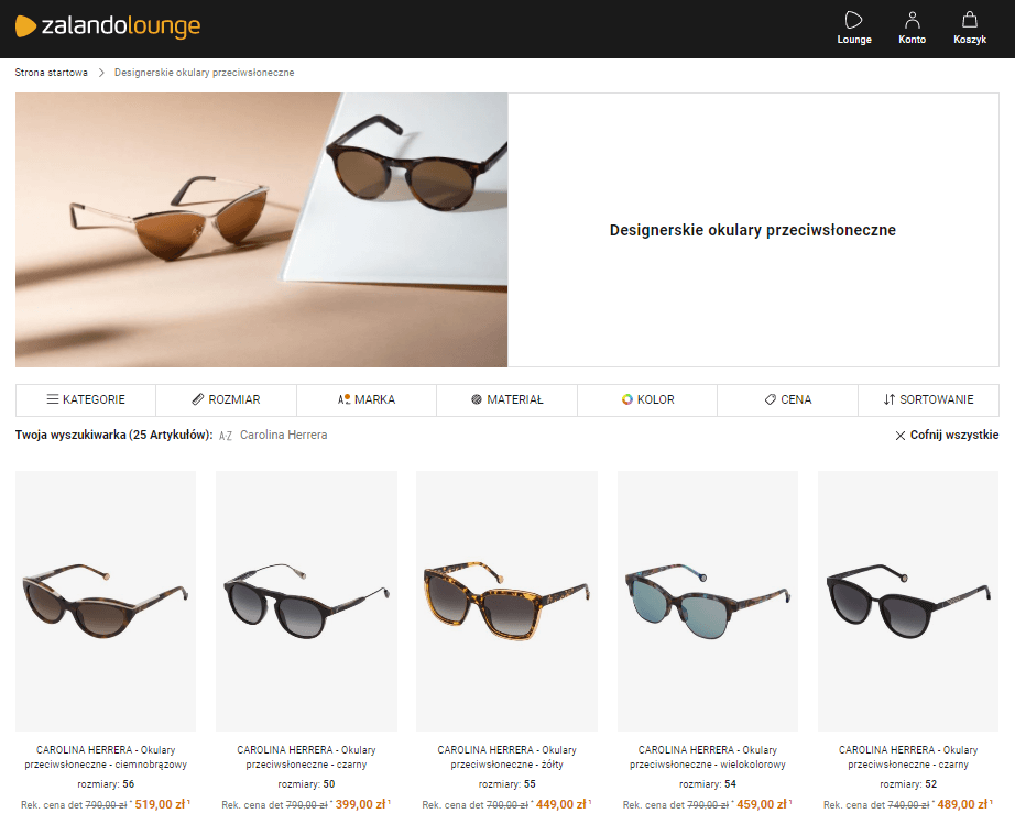 Zalando hugo top boss okulary