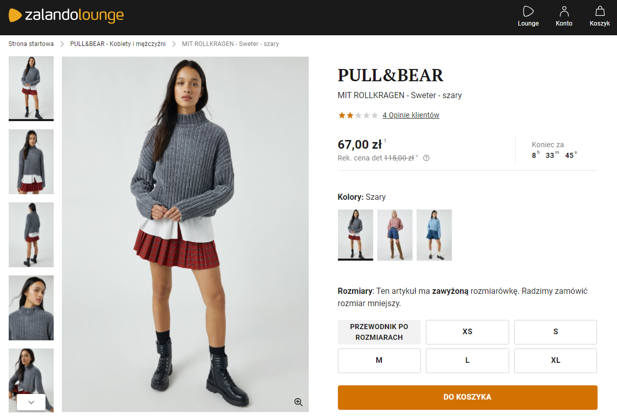 Promocja Pull & Bear - stylowy sweter