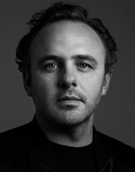 Black and white photo of Adam Turnbull