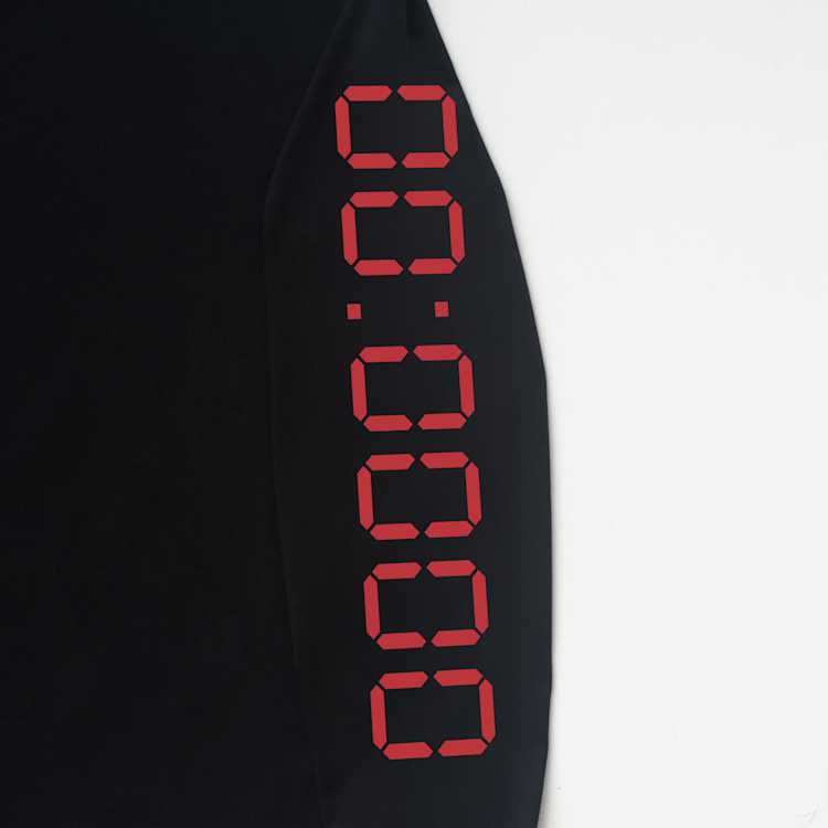 Image of a sleeve on a grey background.